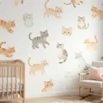 Cat Pattern Wallpaper Designs to Purrfectly Style Your Home