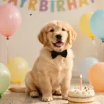 Happy Birthday With Golden Retriever E-Cards And Social Media Posts