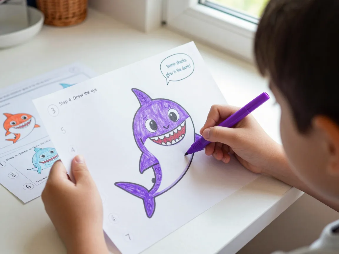 Read more about the article Surprisingly Cute Shark Drawing Tutorials For All Ages