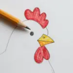 Simple Steps For A Chicken Drawing Easy Enough For Kids
