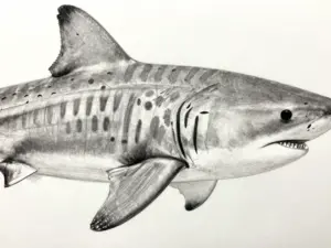 Read more about the article Tips For A Powerful Tiger Shark Drawing With Attitude