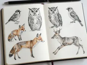 Read more about the article Drawing Ideas To Fill Your Animal Sketches Sketchbook