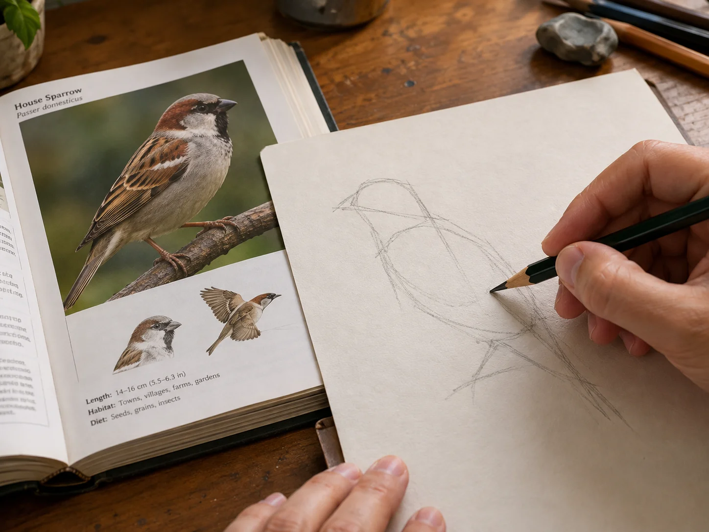 Read more about the article Bird Drawing Reference Poses To Improve Your Sketches